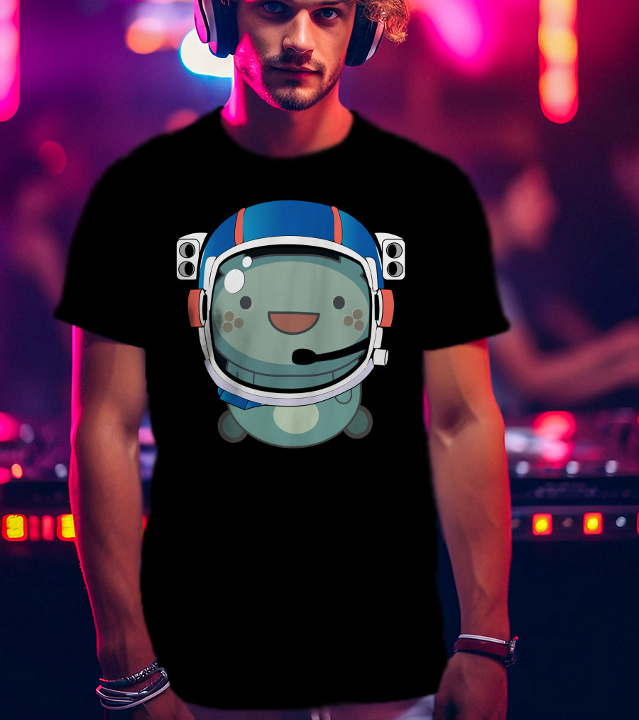 Funny Cat Astronaut Helmet Outer Space Cat Lover Spacex T-Shirt