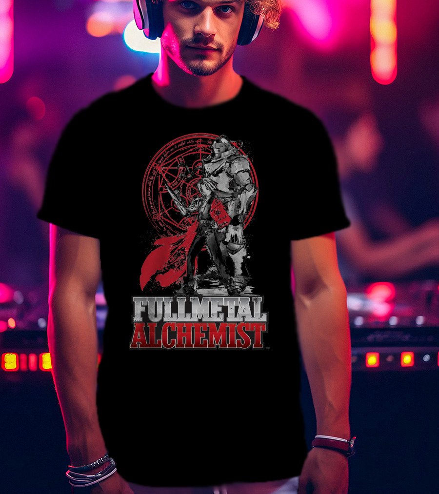 Fullmetal Alchemist Circle Symbol Armor Duo T-Shirt