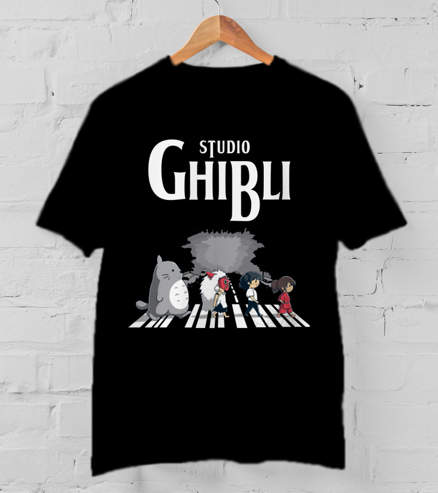 Studio Ghibli Abbey Road Crossing T-Shirt