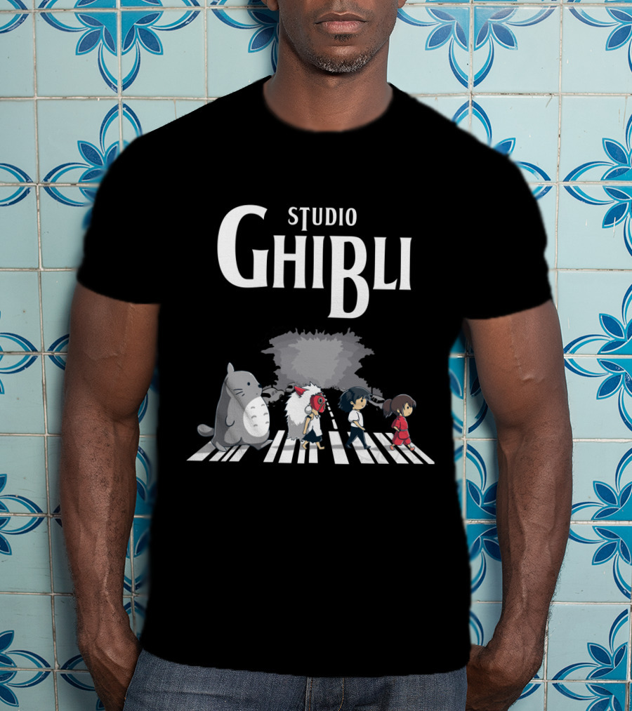 Studio Ghibli Abbey Road Crossing T-Shirt