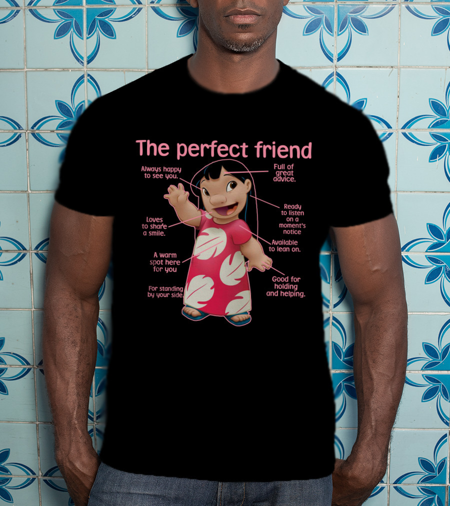 The Perfect Friend Always Happy Full Of Great Advice Ready To Listen A Warm Spot For You Good For Holding And Helping T-Shirt