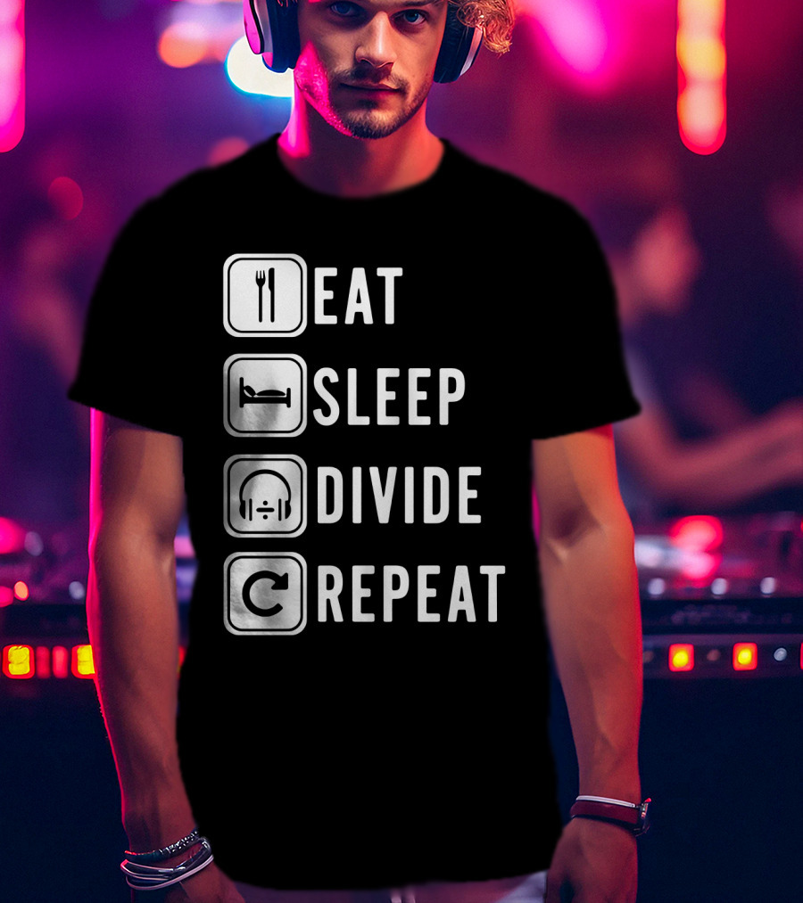 Eat Sleep Divide Repeat T-Shirt