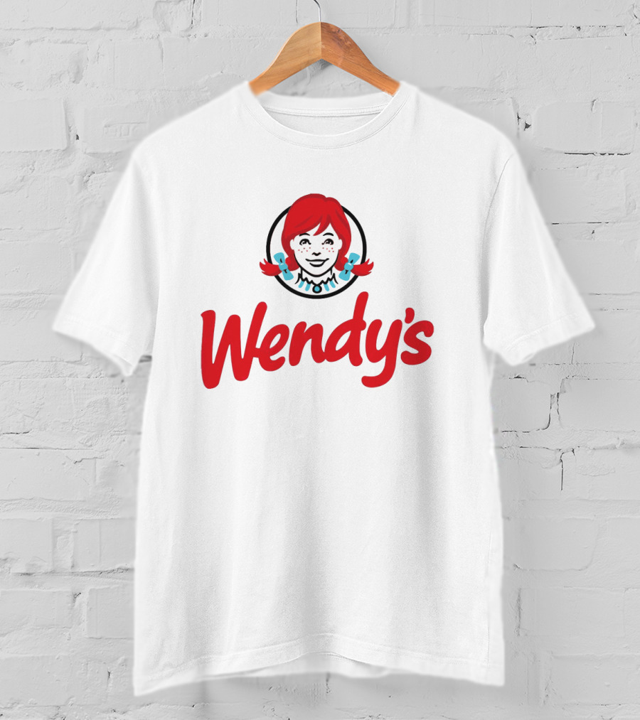 Wendy's Girl In Red T-Shirt