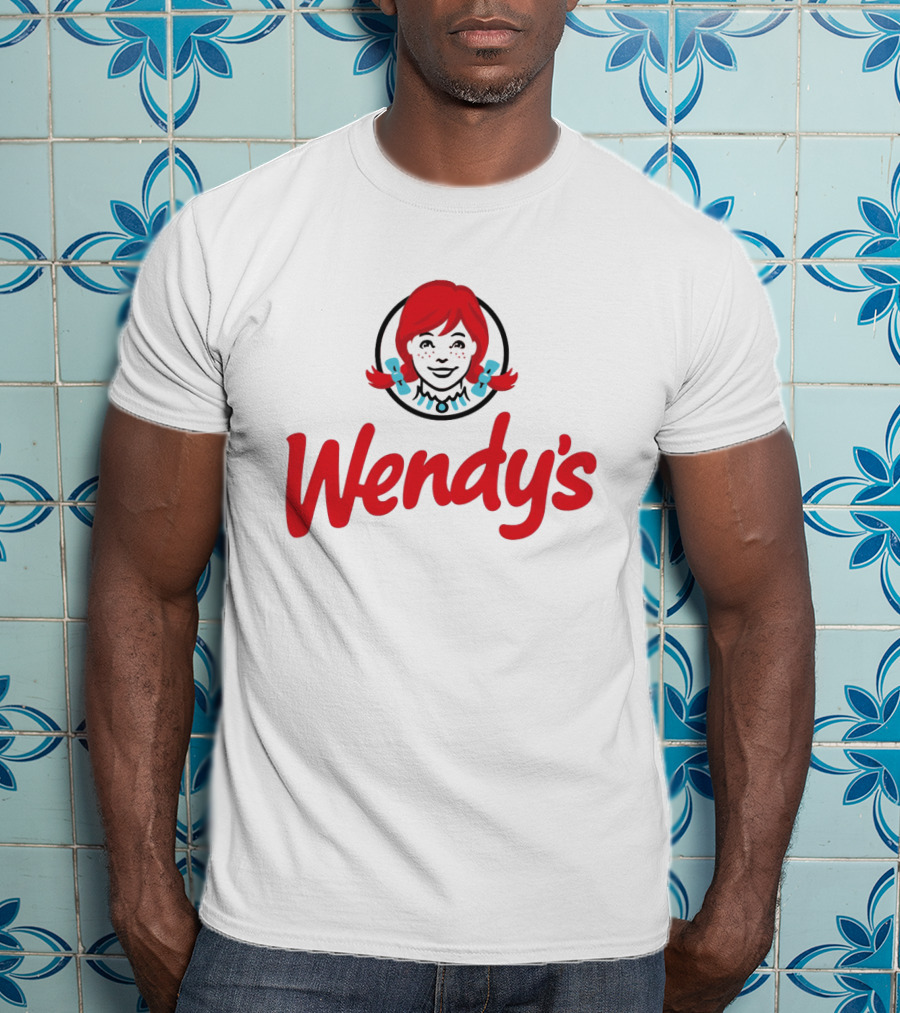 Wendy's Girl In Red T-Shirt