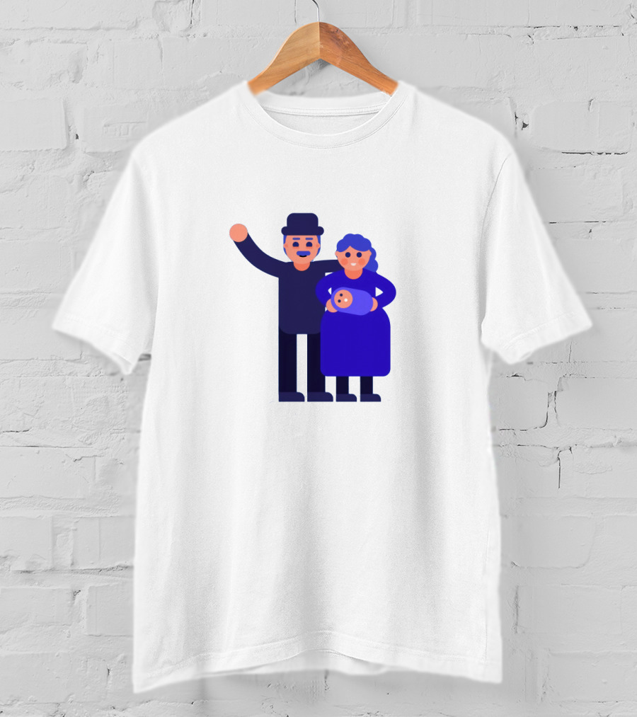 Kurzgesagt Family Cartoon Character T-Shirt