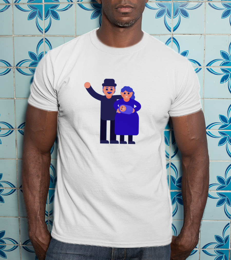Kurzgesagt Family Cartoon Character T-Shirt