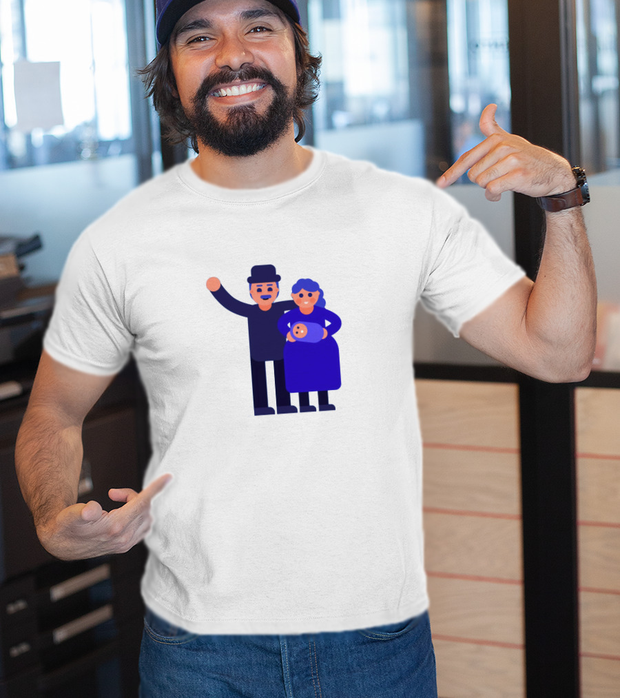 Kurzgesagt Family Cartoon Character T-Shirt