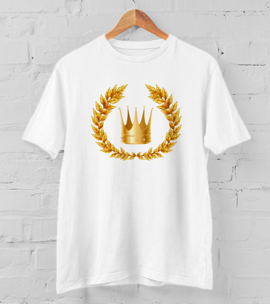 Yvie Oddly Crown Golden Laurel Wreath T-Shirt
