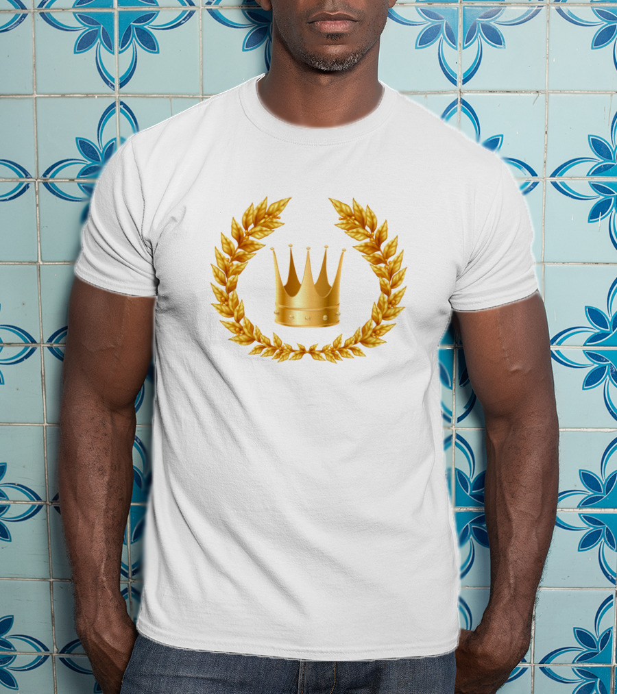 Yvie Oddly Crown Golden Laurel Wreath T-Shirt