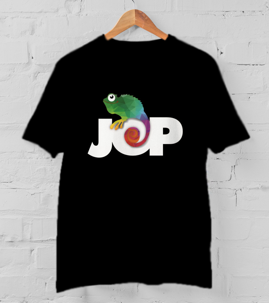 JOP Colorful Chameleon Logomerch T-Shirt