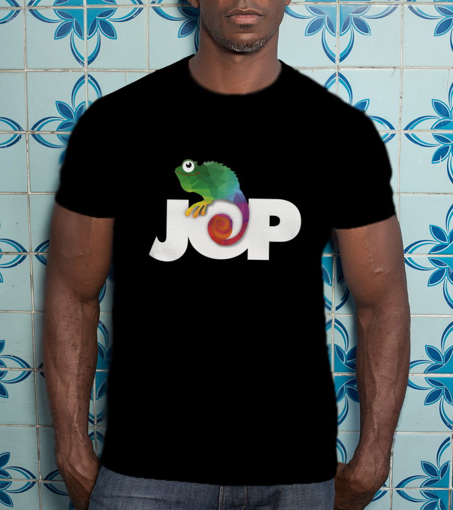 JOP Colorful Chameleon Logomerch T-Shirt