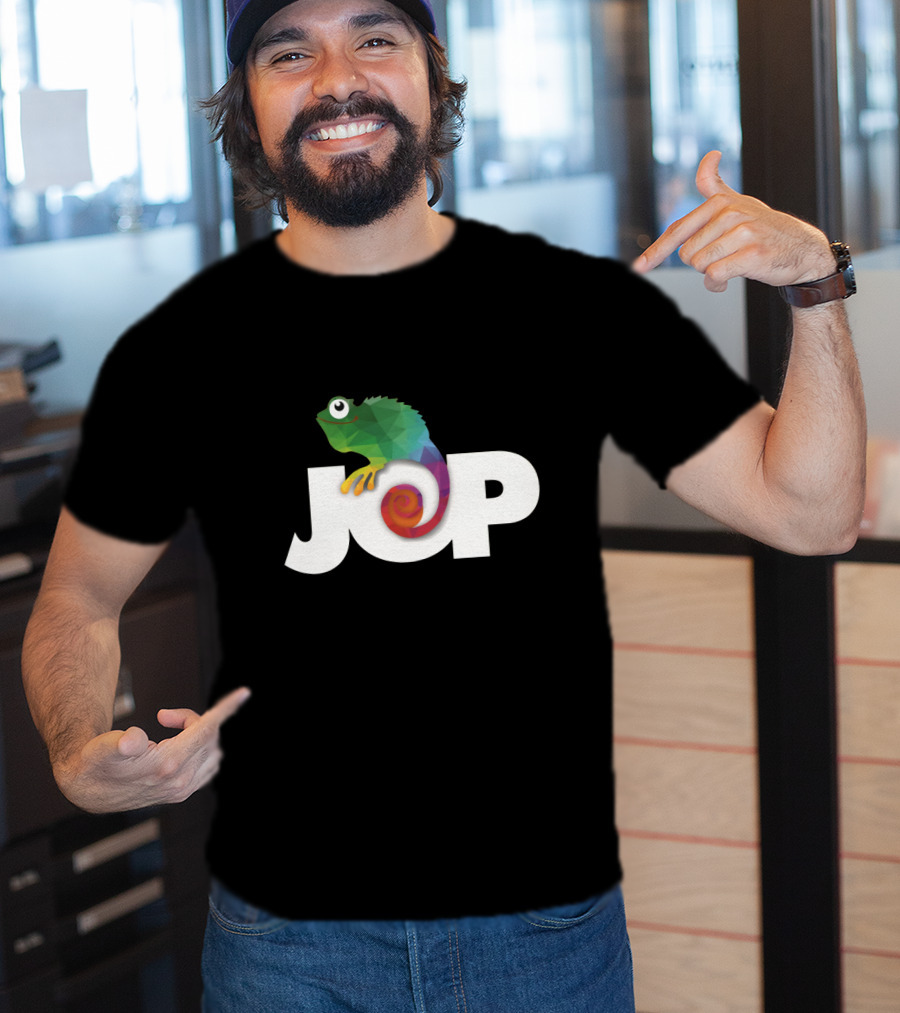 JOP Colorful Chameleon Logomerch T-Shirt