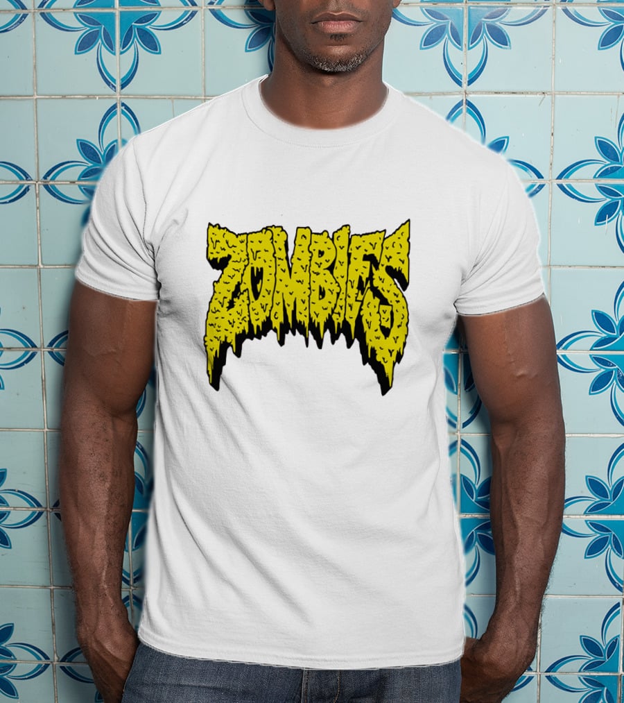 Flatbush Zombies Iconic Yellow Gooey Text T-Shirt