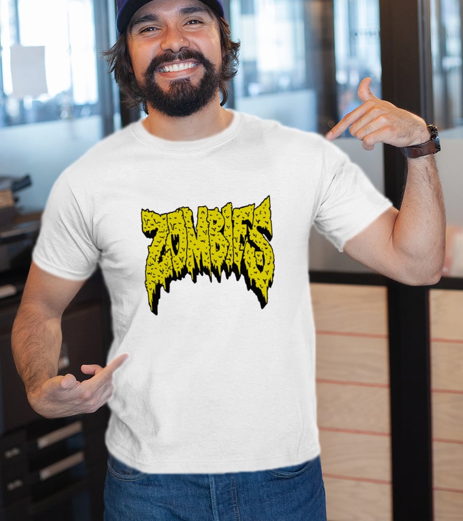 Flatbush Zombies Iconic Yellow Gooey Text T-Shirt