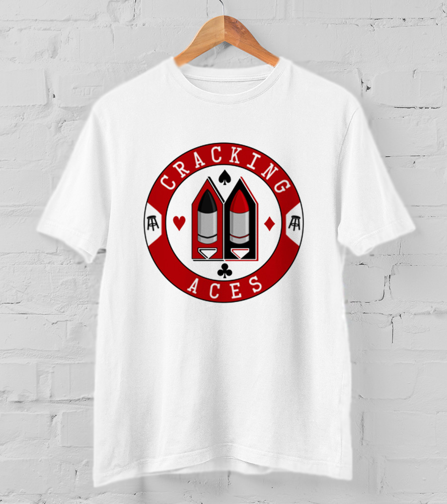 Cracking Aces Poker Logo Iconic T-Shirt
