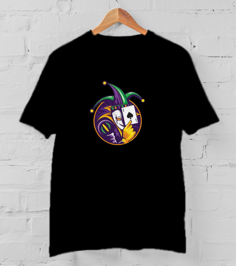Brennen Taylor Jester Joker Card Poker Symbolism T-Shirt