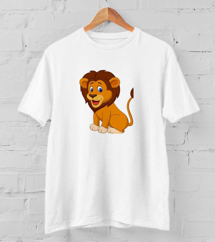 Seven Lions Cartoon Lion T-Shirt