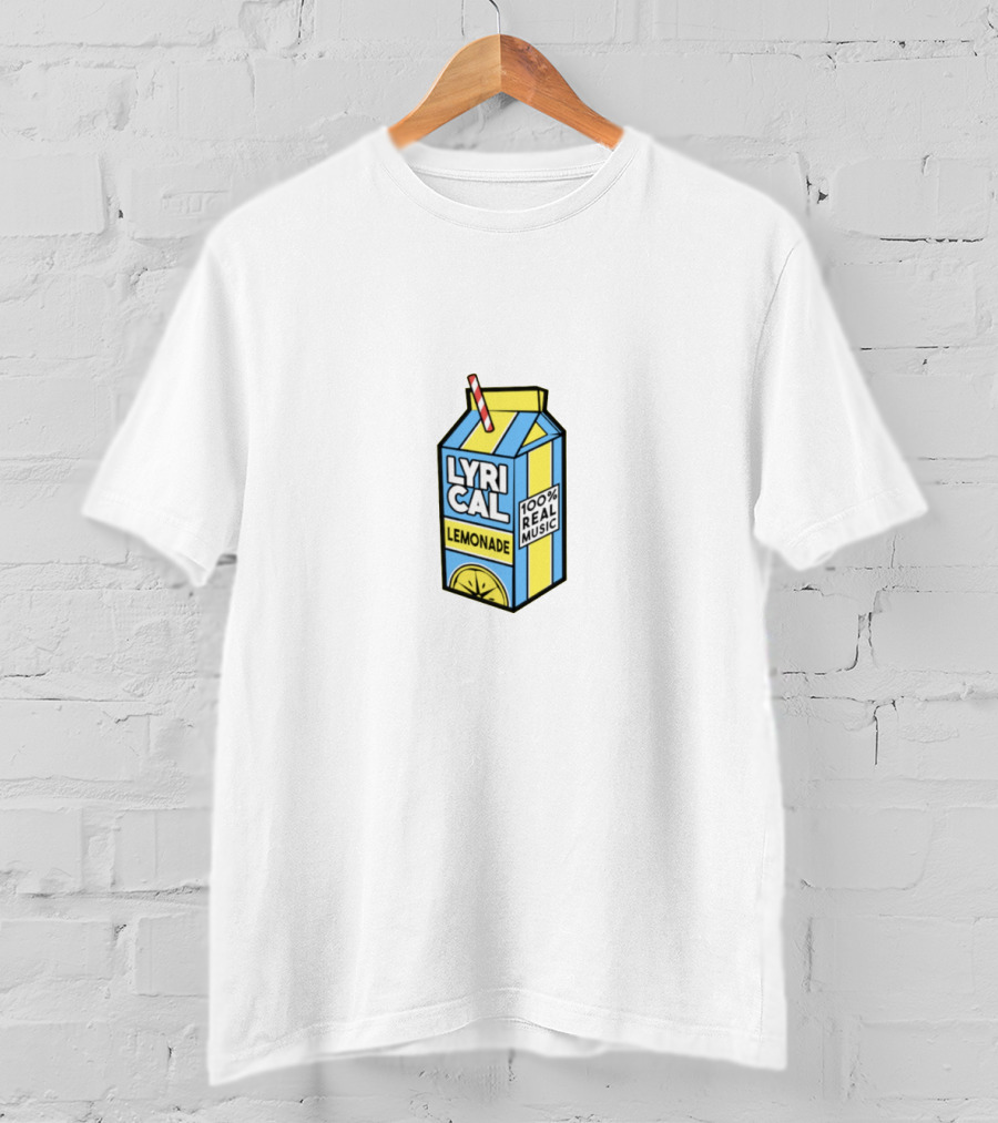 Lyrical Lemonade 100% Real Music Carton T-Shirt