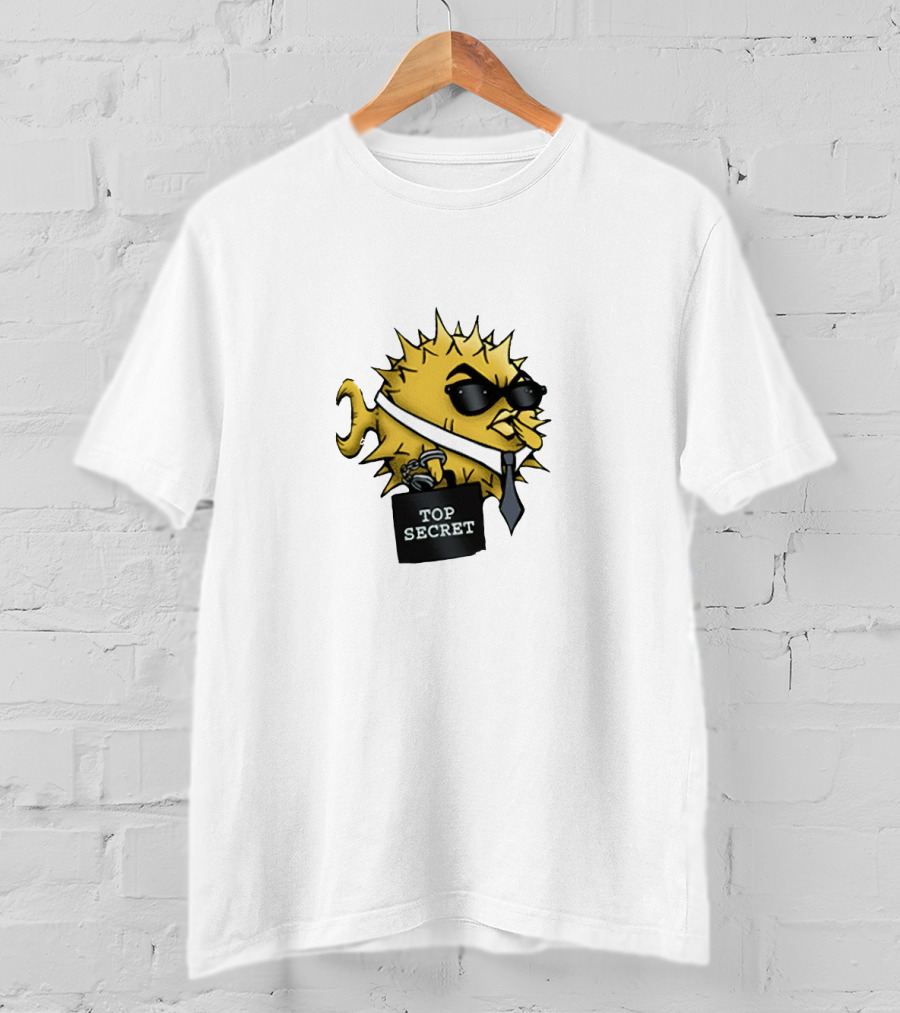 SSH Merch Top Secret Pufferfish Agent T-Shirt
