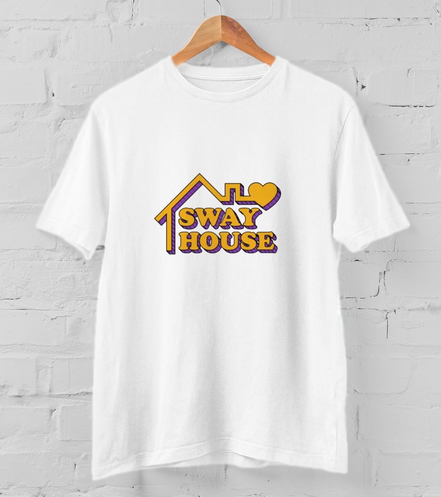 Sway House Yellow And Purple Heart T-Shirt