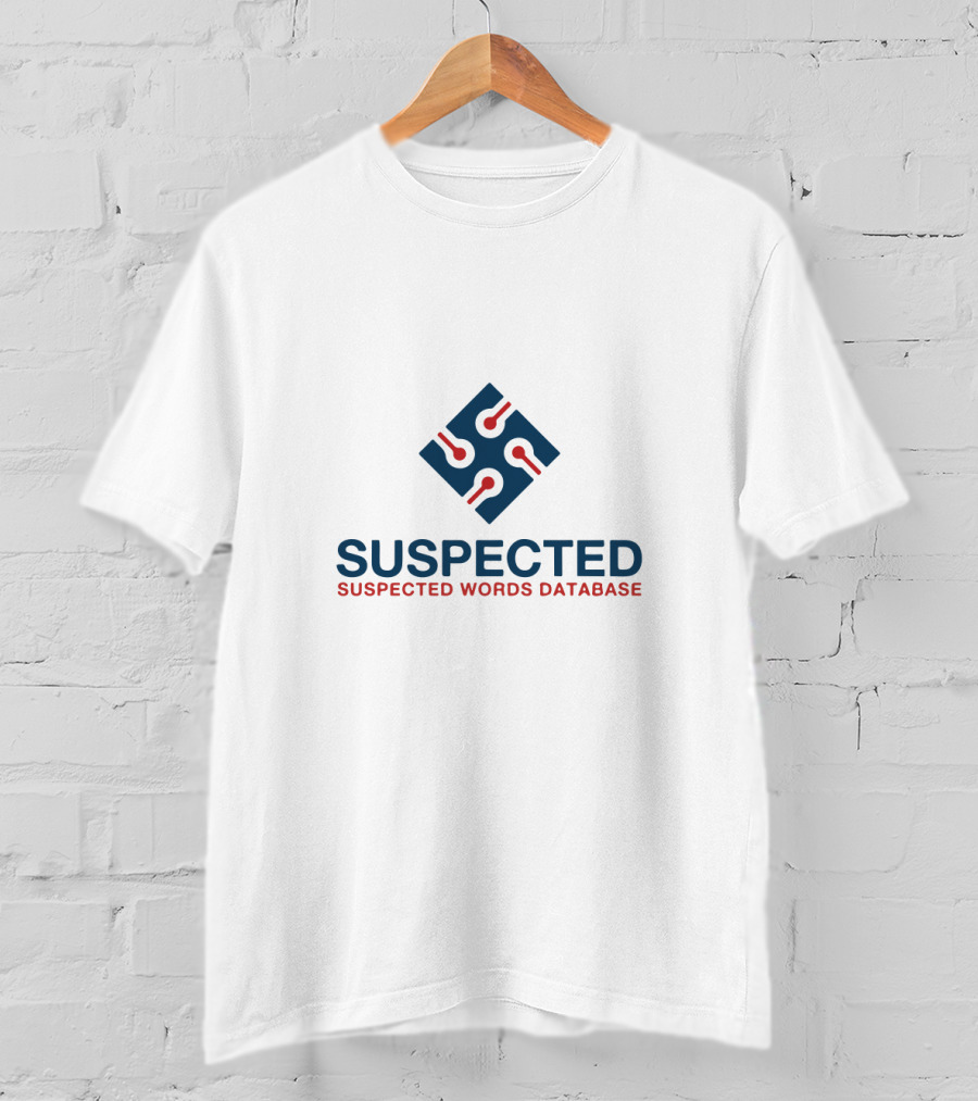 SUSPECTED Words Database Logo Philip DeFranco Suspected Words Database T-Shirt