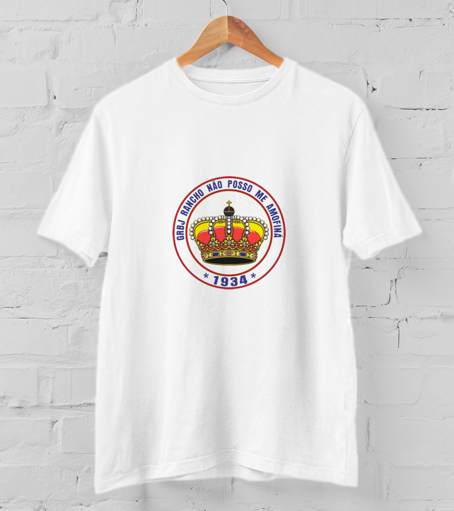 GRBJ Rancho Não Posso Me Amofiná 1934 Crown Emblem T-Shirt
