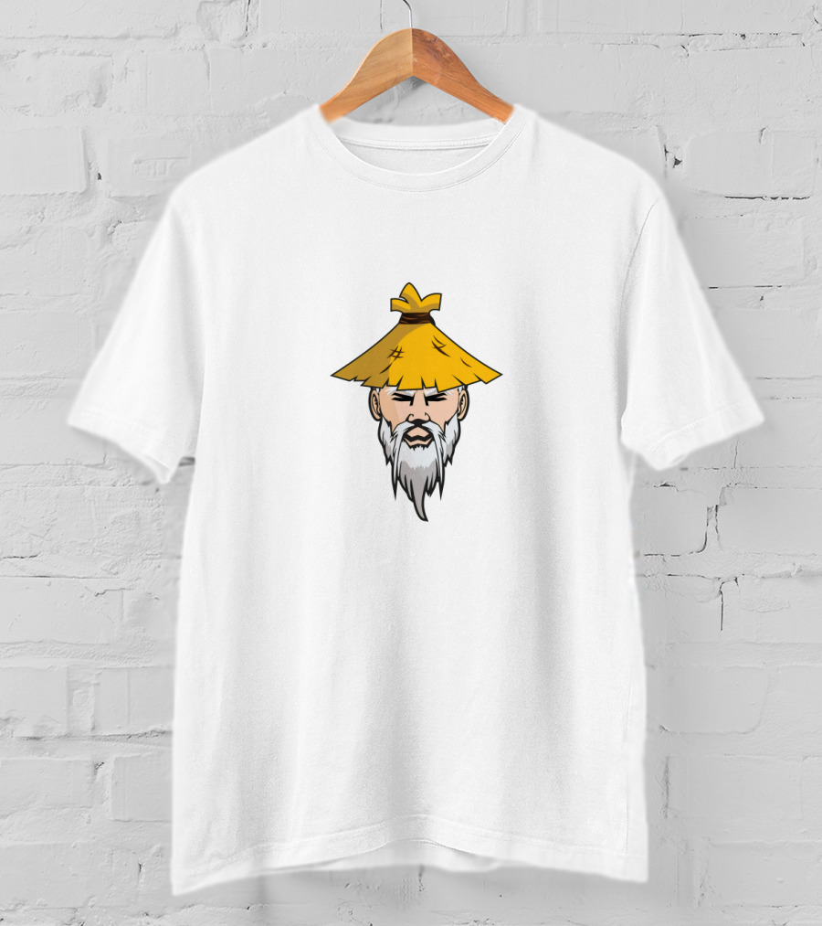 Sesh Head Monk With Straw Hat T-Shirt
