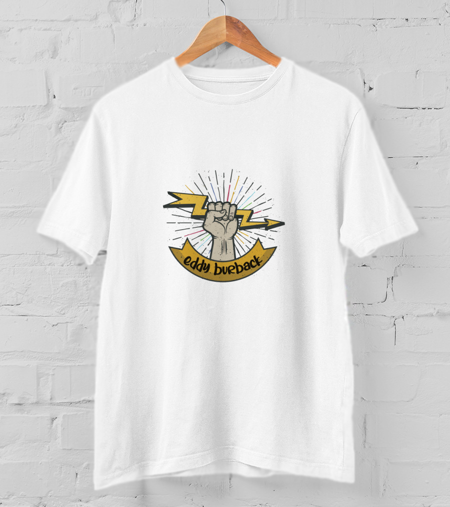 Eddy Burback Lightning Bolt Fist T-Shirt