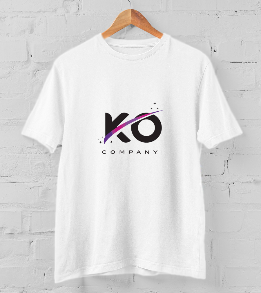KO Company Logo With Cosmic Streak T-Shirt