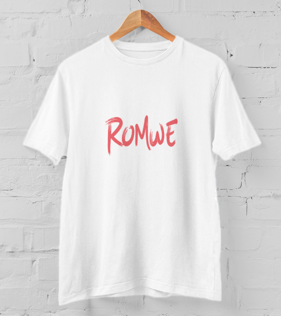 ROMWE Online Fashion Store Branding T-Shirt