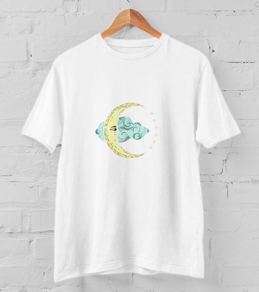 Neck Deep Celestial Moon And Stars T-Shirt