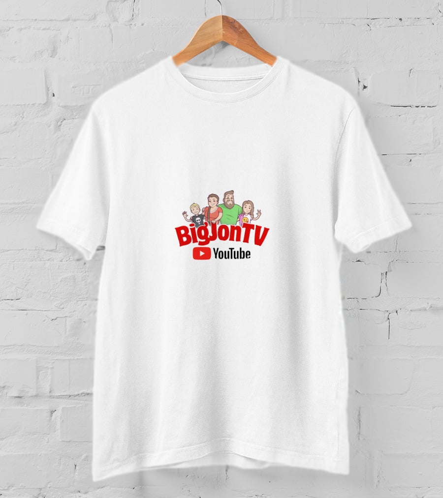 BigJonTV YouTube Family Cartoon T-Shirt