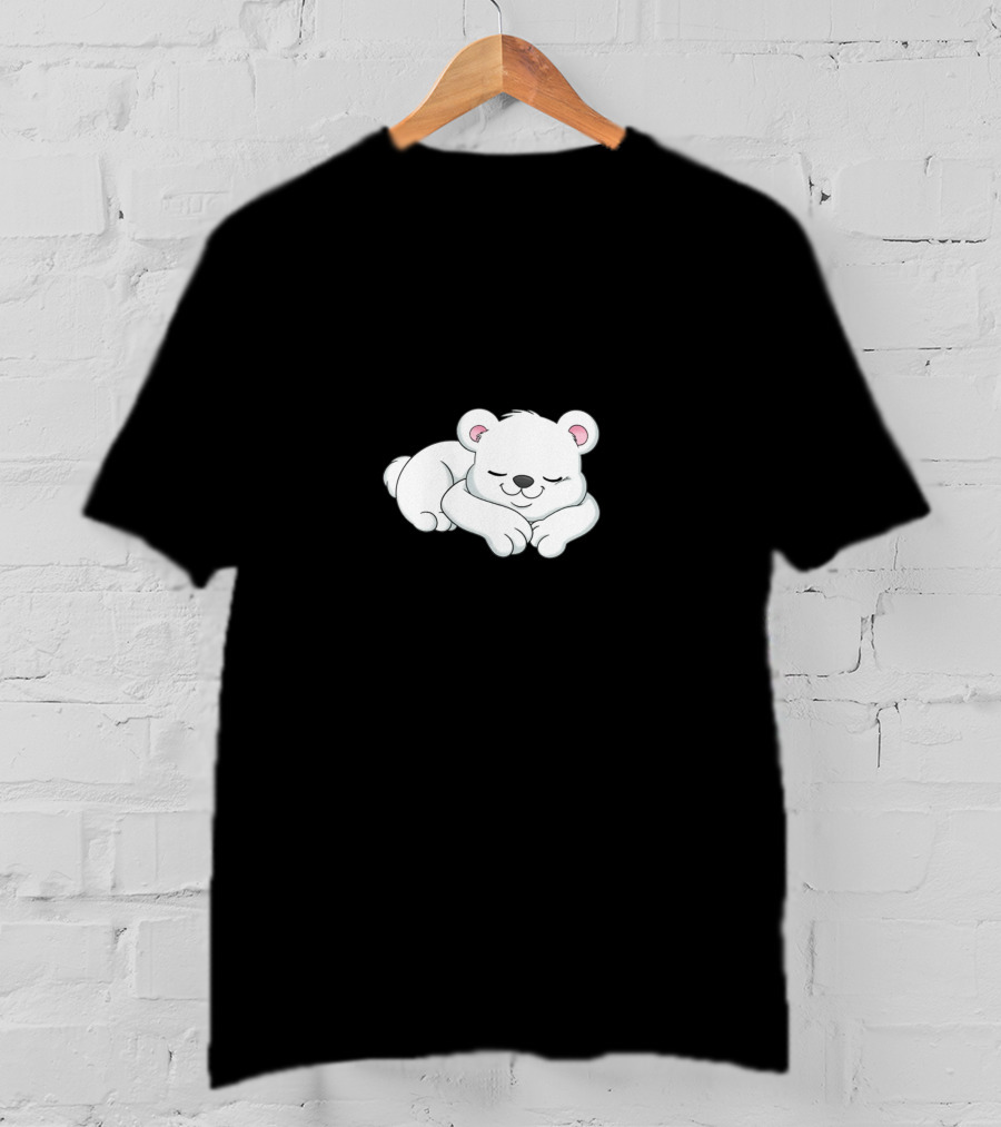 Kio Cyr Sleeping Bear Cartoon T-Shirt