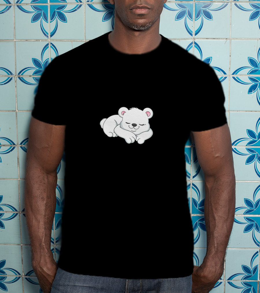 Kio Cyr Sleeping Bear Cartoon T-Shirt