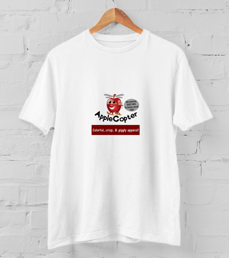 AppleCopter Colorful Crisp Giggly T-Shirt