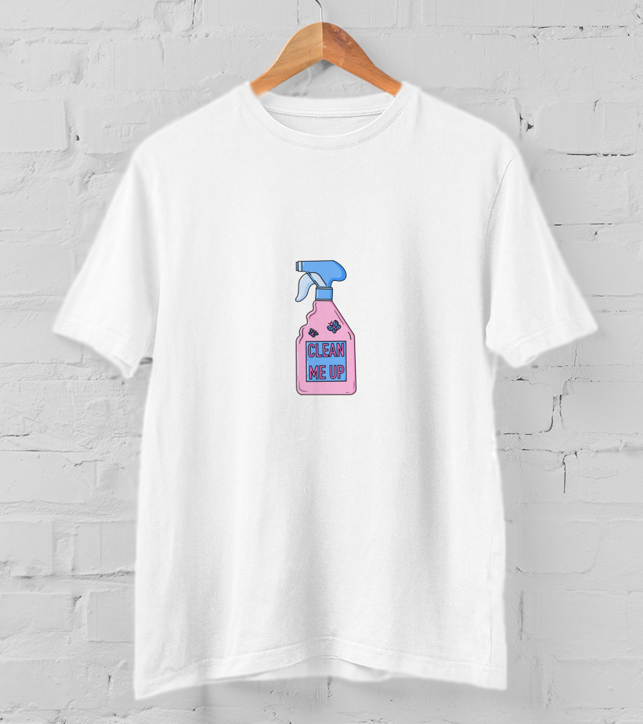 Thomas Headon Clean Me Up Spray Bottle T-Shirt