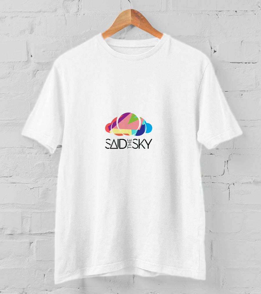 Said The Sky Colorful Cloud T-Shirt