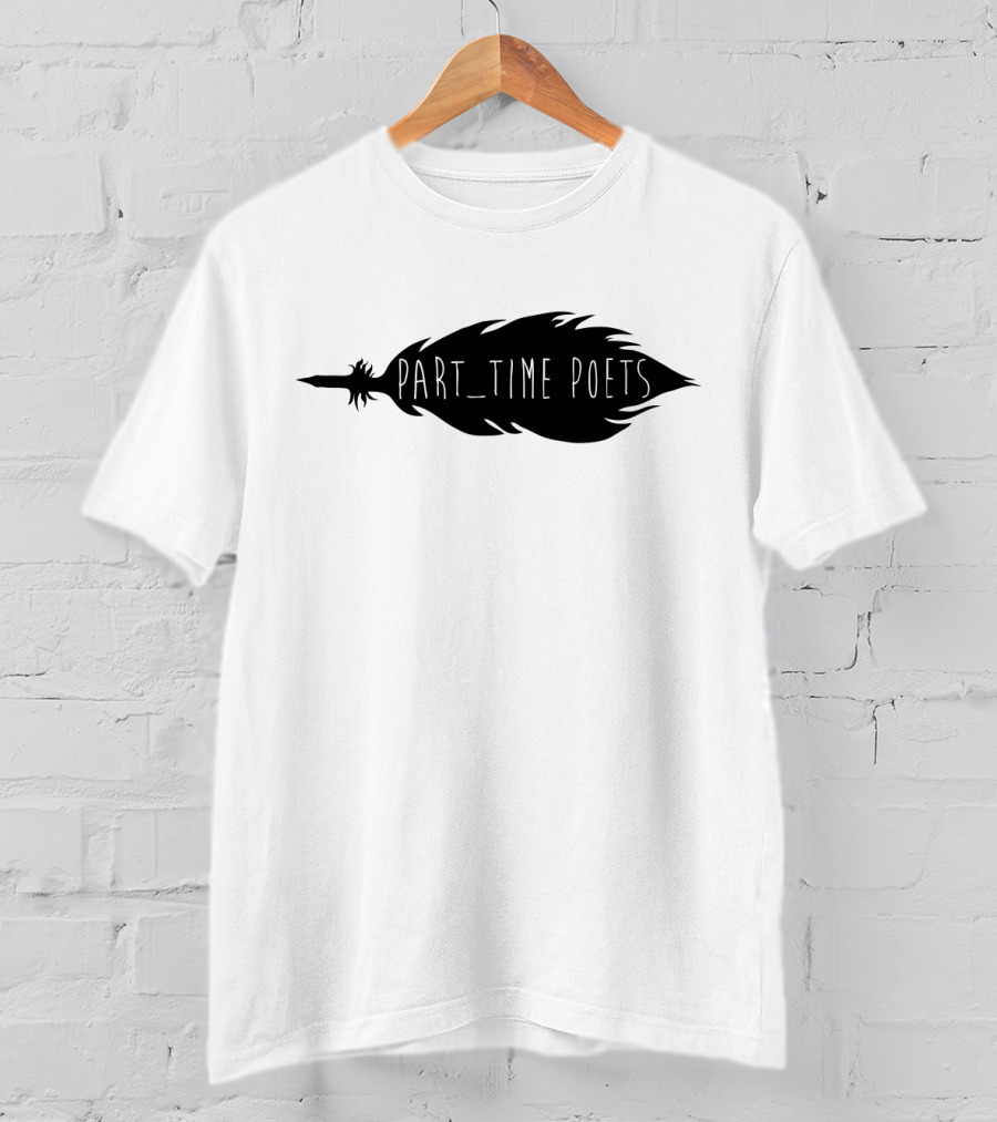 Part Time Poets Feather Quill T-Shirt