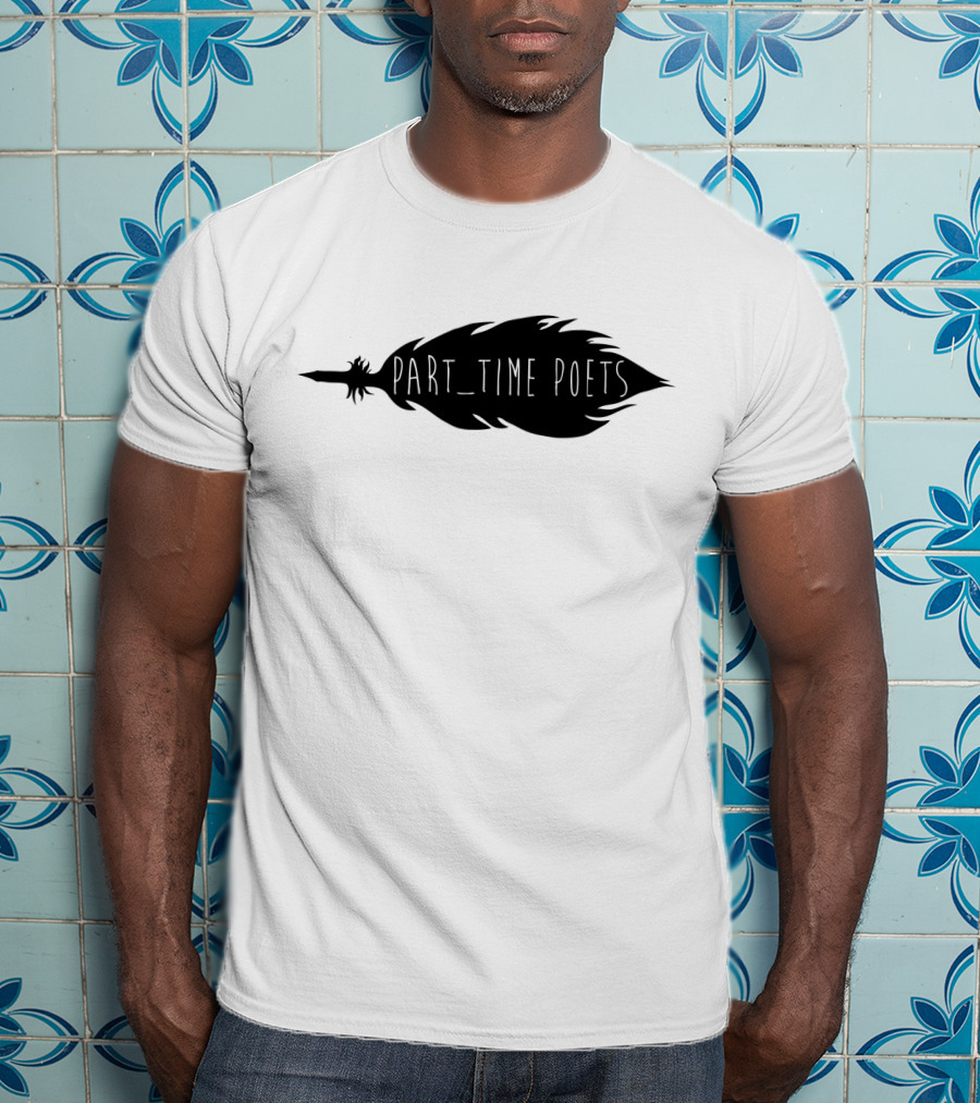 Part Time Poets Feather Quill T-Shirt