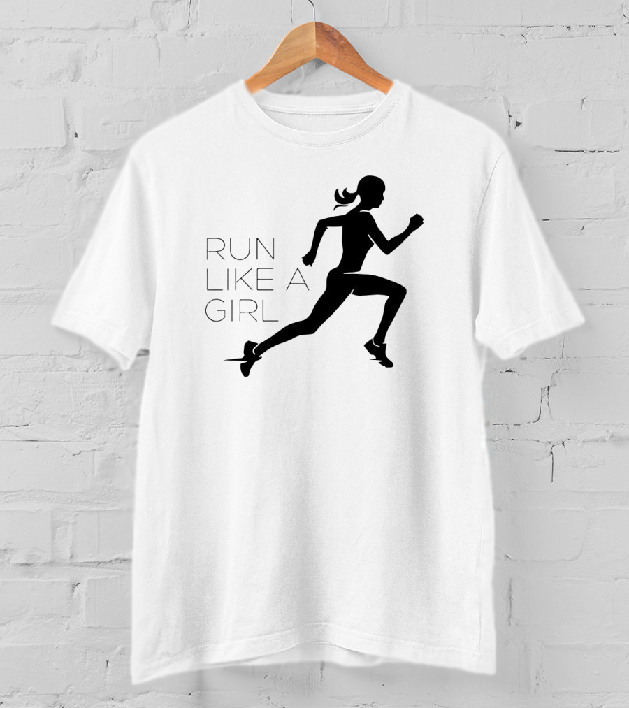 Run Like A Girl Running T-Shirt