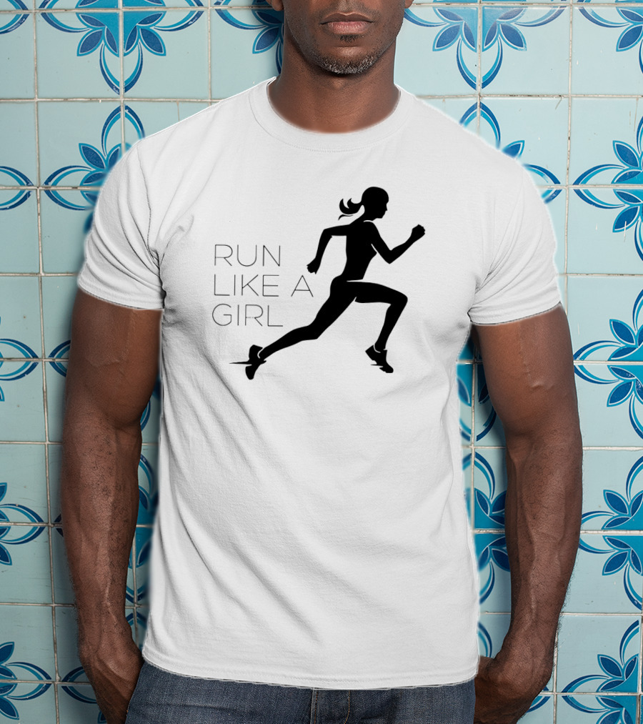 Run Like A Girl Running T-Shirt