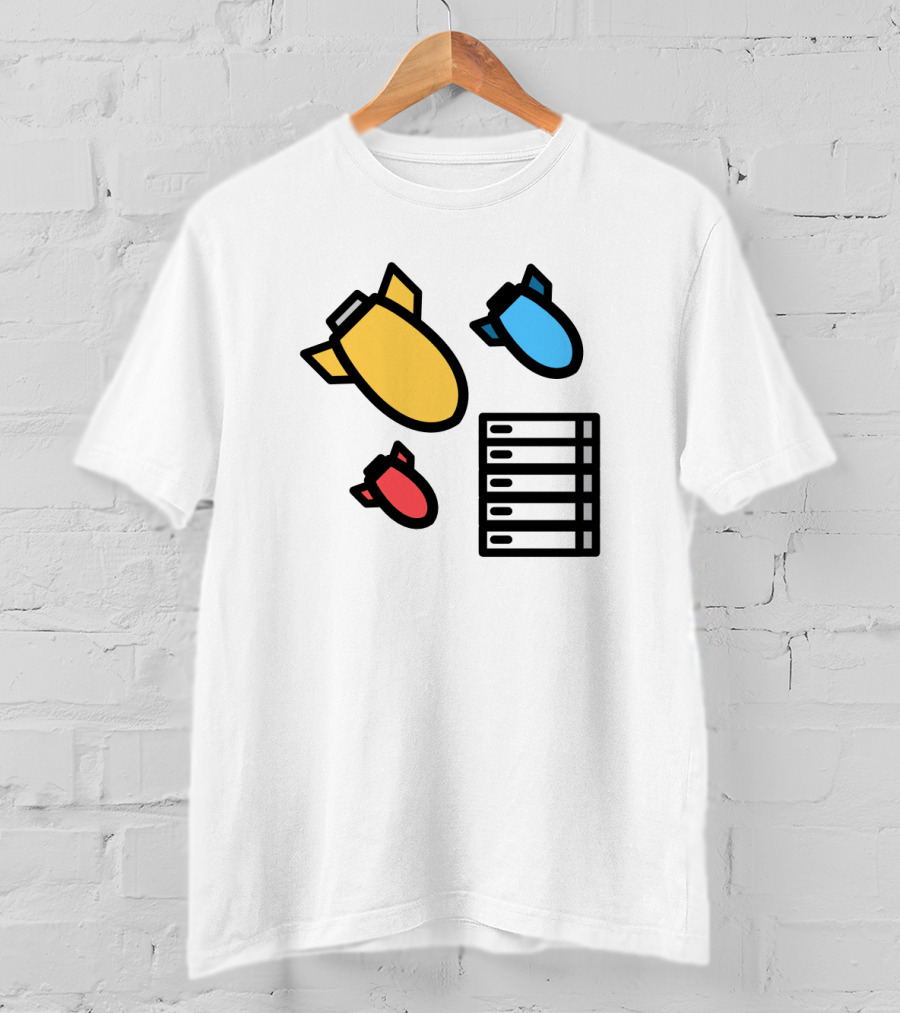 DDOS Attacks Bombarding Server Iconic T-Shirt