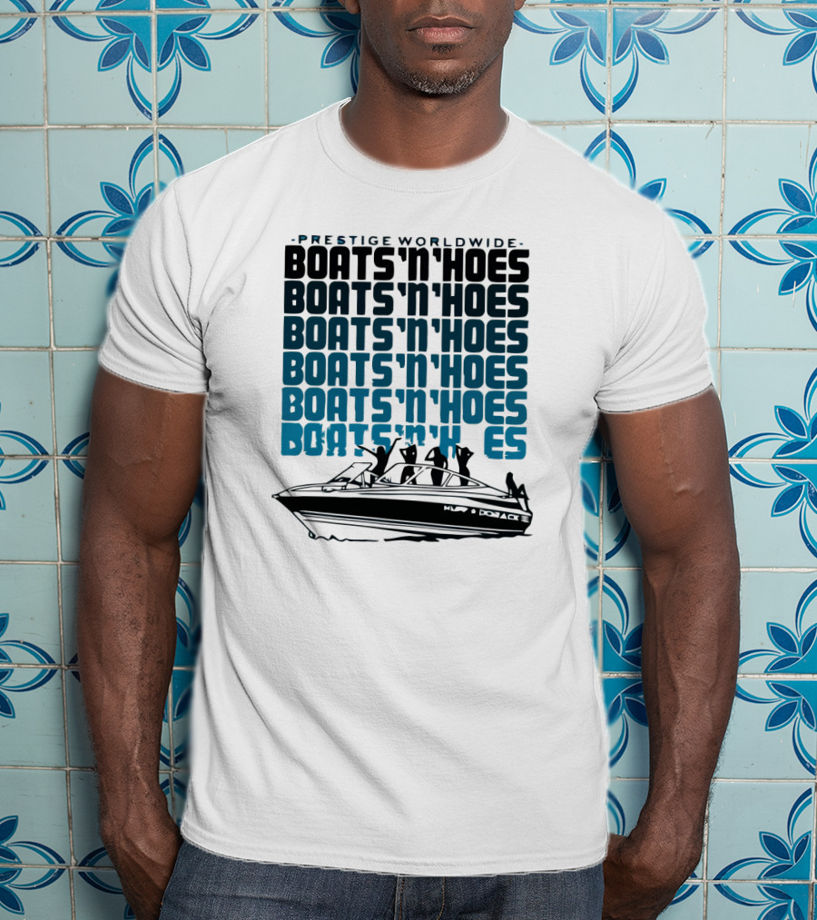 Prestige Worldwide Boats 'N' Hoes Boat T-Shirt