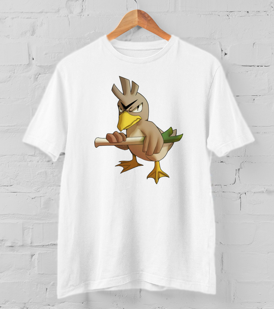 Farfetch'd Pokémon Holding Leek T-Shirt