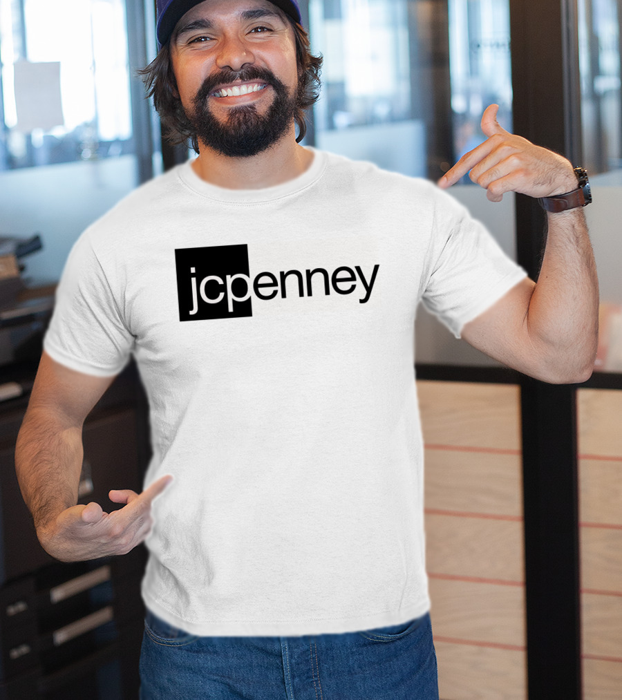 JCPenney Black And White Modern T-Shirt