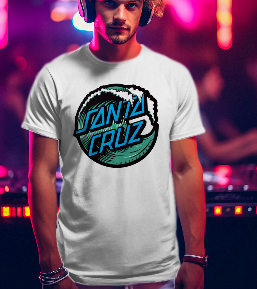 Santa Cruz Skateboards Wave T-Shirt
