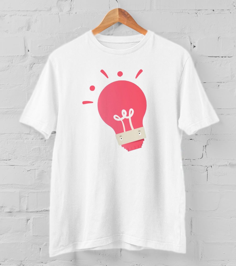Create Light Bulb Icon Creativity Concept T-Shirt