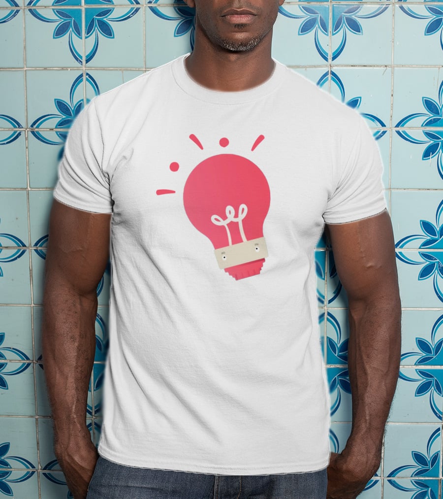 Create Light Bulb Icon Creativity Concept T-Shirt