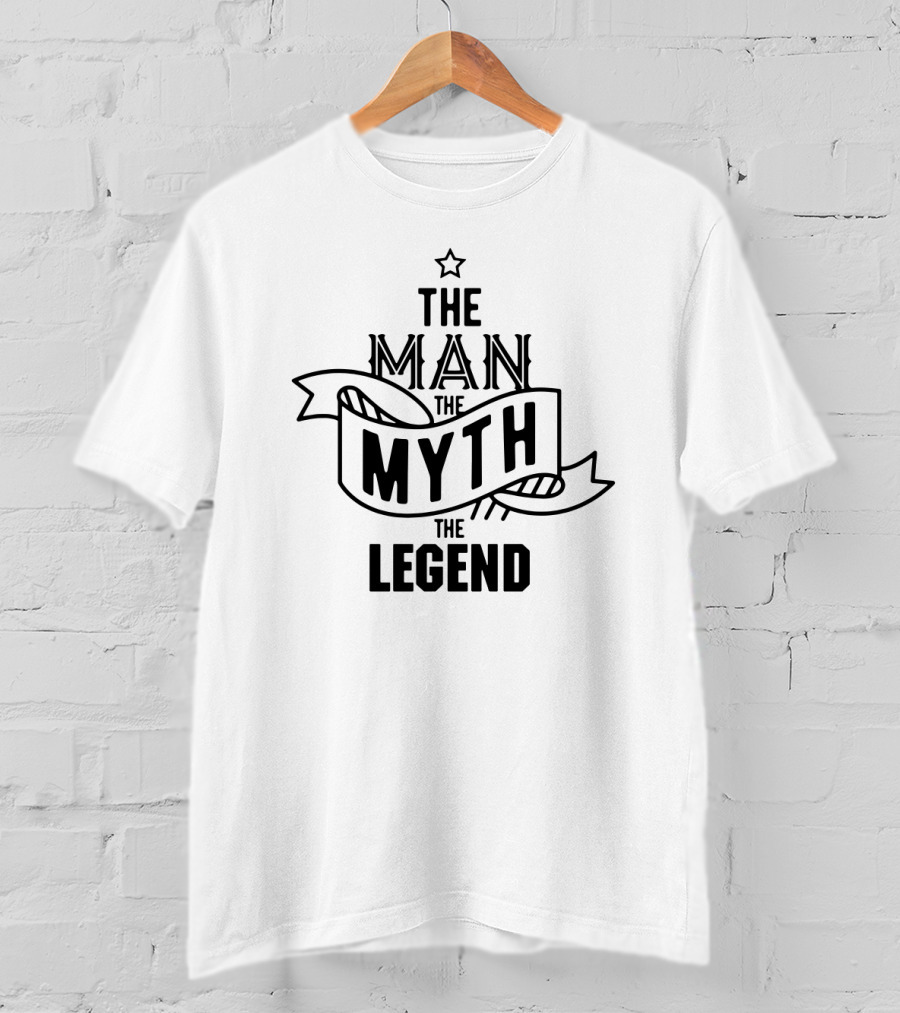 The Man The Myth The Legend Star Banner T-Shirt