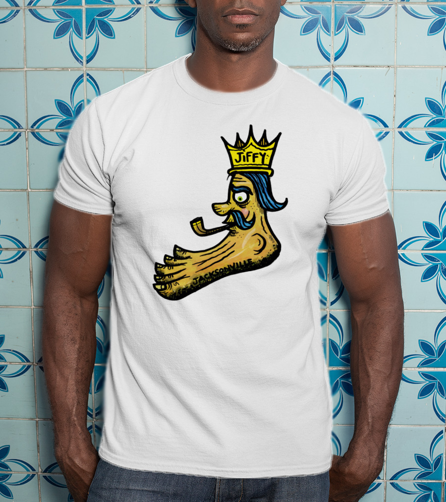 Jiffy J. Jacksonville Crowned Foot With Pipe T-Shirt
